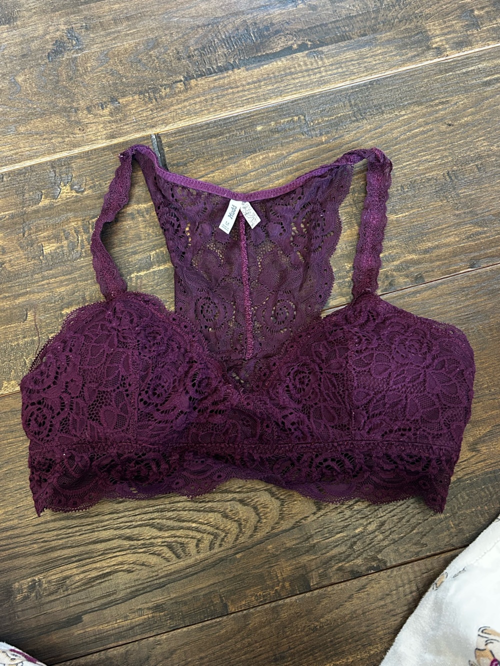 Mudd Lace Bralette in Plum